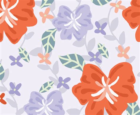 Delicate Floral Pattern Vector Art & Graphics | freevector.com