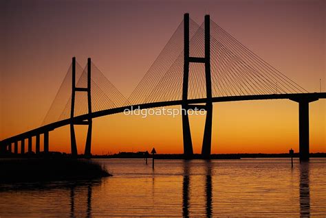 "Sidney Lanier Bridge in Brunswick, GA at sunset" by oldgoatsphoto ...