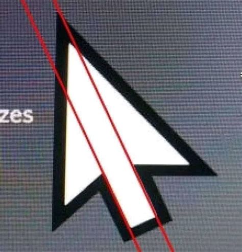 When the cursor isn't actually a straight diagonal : r/mildlyinfuriating