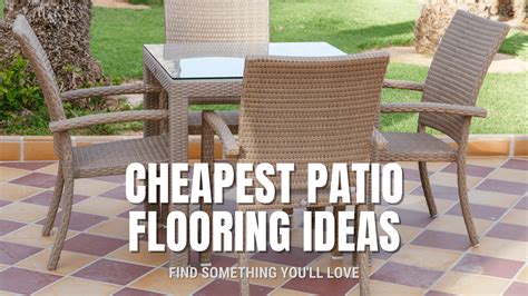 10 Cheap Patio Flooring Ideas For Your Outdoor Space