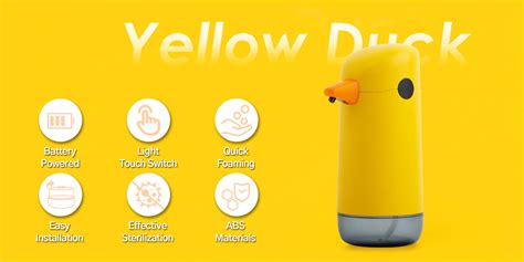 Yellow Duck Automatic Soap Dispenser Touchless | Besdor