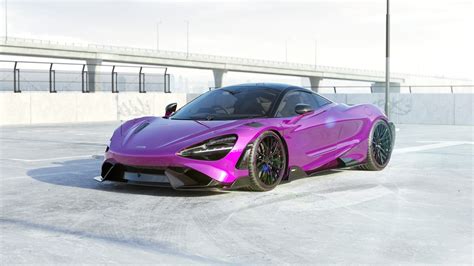 McLaren 765LT Purple Car 4K Wallpaper - HD Car Wallpapers #25407