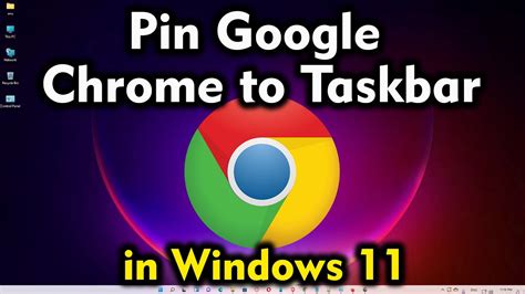 How to Pin Google Chrome to Taskbar on Windows 11 [ 2024 ] - YouTube