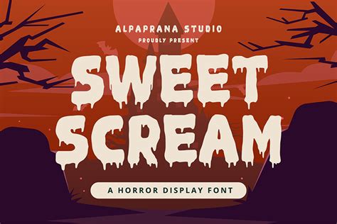 Sweet Scream Font | Alpaprana | FontSpace