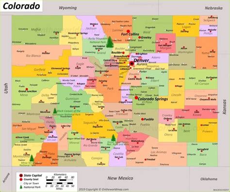 Map of Colorado | USA