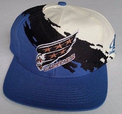 Washington Capitals Snapback Vintage Logo Athletic Splash Hat NHL Ovechkin RARE | Washington ...