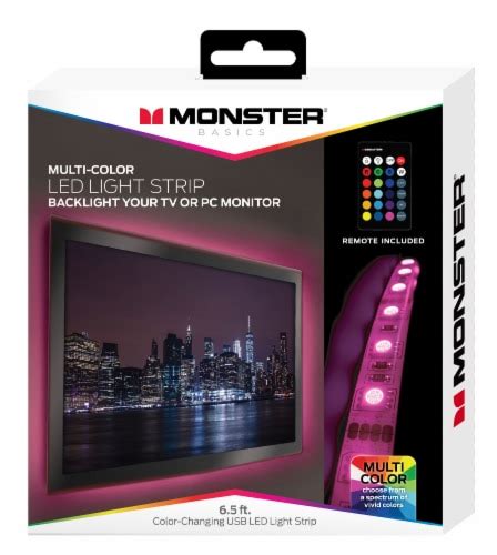 Jem Accessories Monster Remote Controlled Multi-Color LED Light Strip ...