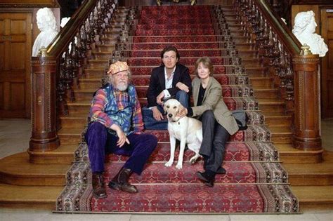 The Marchioness of Bath pictured with her son, centre, and husband the ...