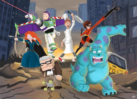 Pixar Avengers by MatheusBOliveira on DeviantArt