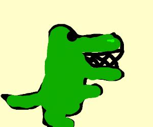 Dragon vs Dinosaur - Drawception