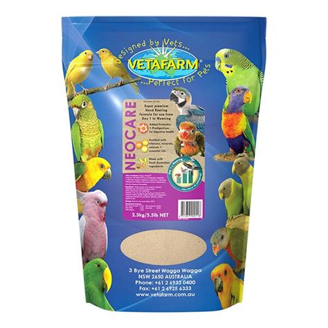 Food For Baby Bird - Hand Weaning Formulas - Vetafarm Neocare – All Parrot Products