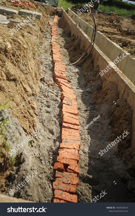 Underground Cable Installation Construction Direct Laying Stock Photo 1464505619 | Shutterstock