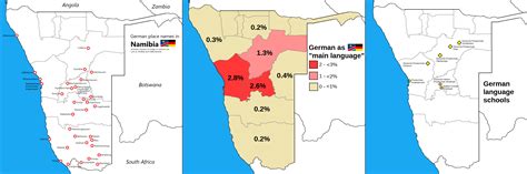 German in Namibia [3608 x 1200] : MapPorn