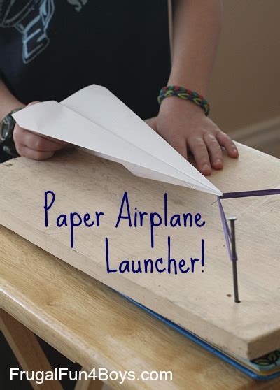 Paper Airplane Launcher - BigDIYIdeas.com