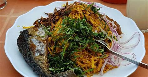 African salad (Abacha) Recipe by Long spoon - Cookpad