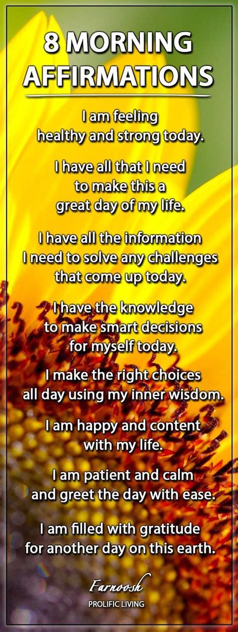 8 Morning Affirmations Pictures, Photos, and Images for Facebook ...