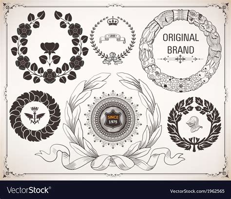 Design elements Royalty Free Vector Image - VectorStock