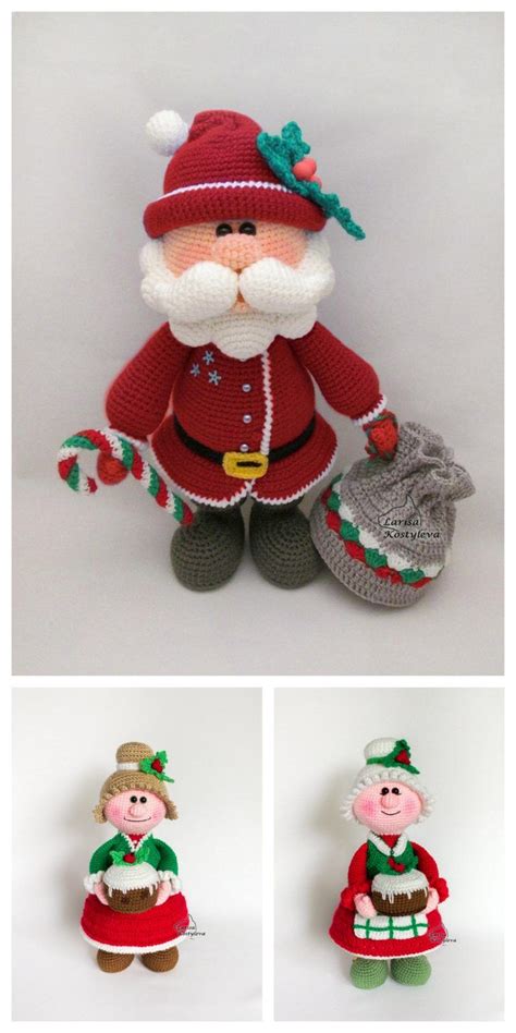 Amigurumi Santa Claus Free Pattern – Free Amigurumi Crochet | Christmas ...