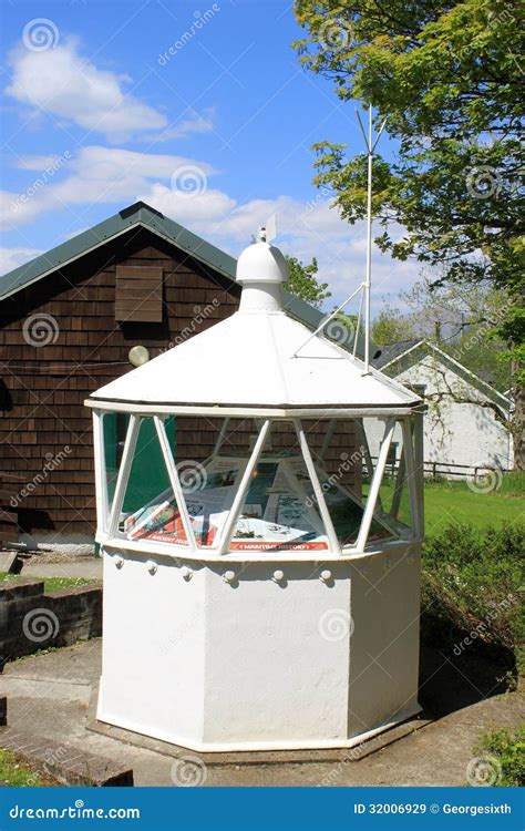 Old Lighthouse Lantern Port Appin Argyll and Bute Editorial Stock Image - Image of appin ...