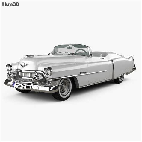 Cadillac Eldorado convertible 1953 3D model - Vehicles on Hum3D