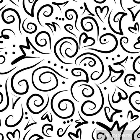 Poster Abstract swirl pattern for your design - PIXERS.US