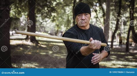 Filipino Martial Arts Instructor Demonstrates Stick Fighting Techniques ...