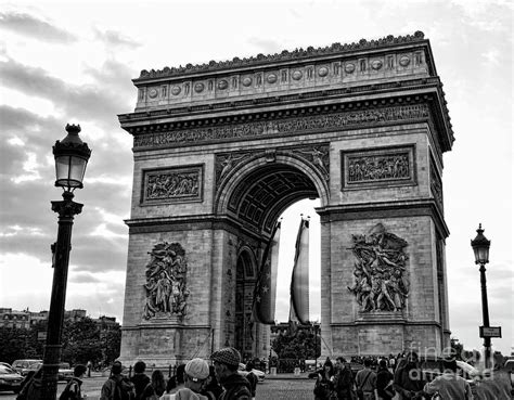 Arc de Triomphe Black White II Photograph by Chuck Kuhn | Fine Art America