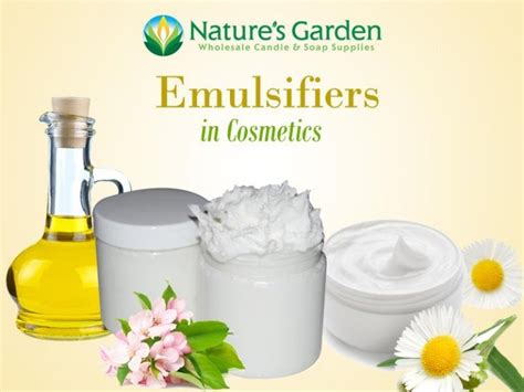 Emulsifiers in cosmetics