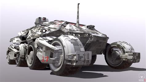 ArtStation - Sci Fi Military Armor Vehicle