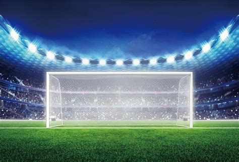 Buy AOFOTO 10x7ft Soccer Field Background Football Pitch Goal Post Ball ...