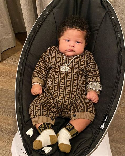 Nicki Minaj shares first photo of her son wearing a diamond Nautilus