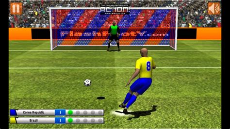 Jogos Online Grátis disputa de Penalti em 3D Brasil Vs Coréa - YouTube