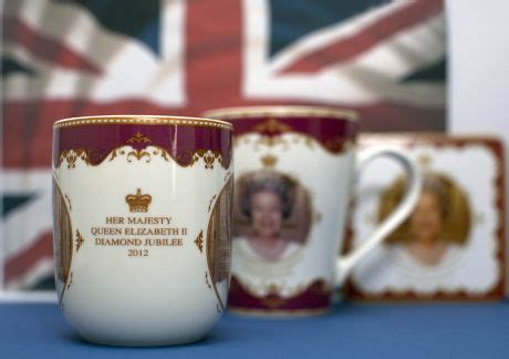 Queen Elizabeth Ii Diamond Jubilee Souvenirs Editorial Stock Photo ...