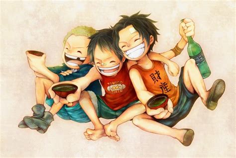 Kid Luffy Ace Sabo Wallpapers - Top Free Kid Luffy Ace Sabo Backgrounds - WallpaperAccess