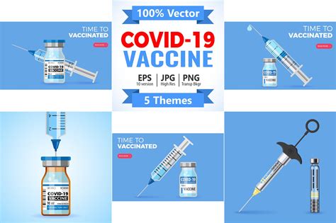 Covid-19 coronavirus vaccine syringe – MasterBundles