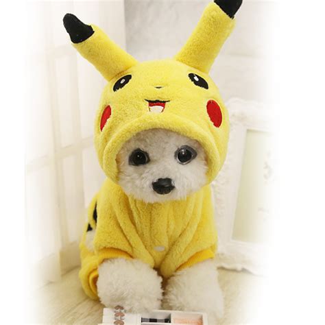 Cute Dog Clothes Pokemon Winter Pet Products - China Pet Products and ...