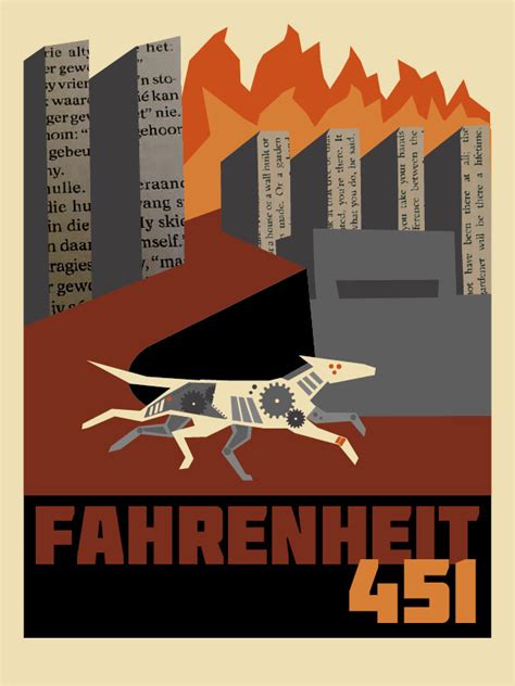 fahrenheit 451 poster project - artDrawingsIdeas