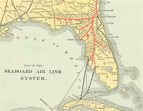 Seaboard Coast Line Map