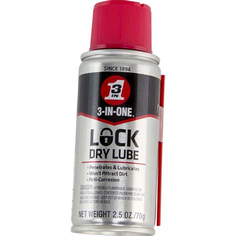 Lock Dry Lube - 3-IN-ONE - Hi-Line Inc.