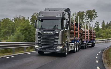 Image lorry Scania S 730 Grey automobile 3840x2400