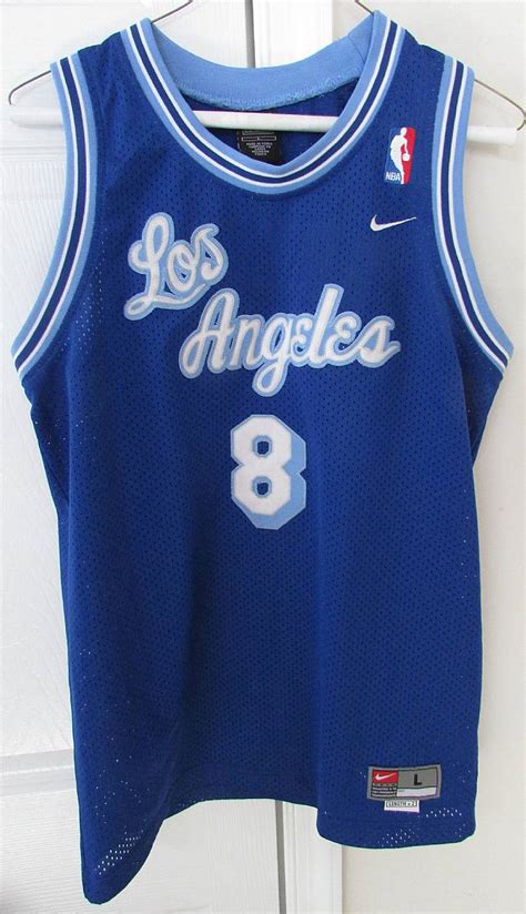 NBA Los Angeles Lakers Blue Kobe Bryant #8 Jersey Youth Large Nike EUC ...