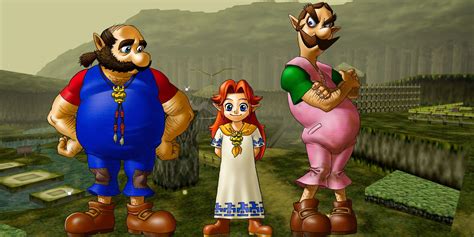 Every Ocarina of Time NPC Really From Mario, Not Zelda