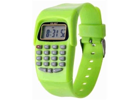 Calculator Watch Assorted Colors With rubber Strap Digital display – SELLET