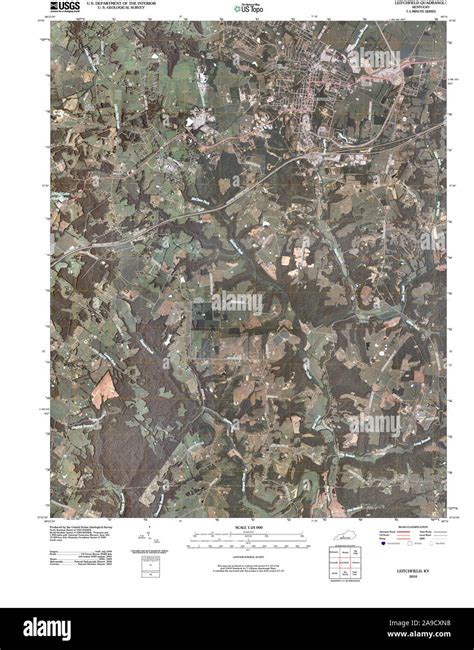 Leitchfield kentucky map Cut Out Stock Images & Pictures - Alamy