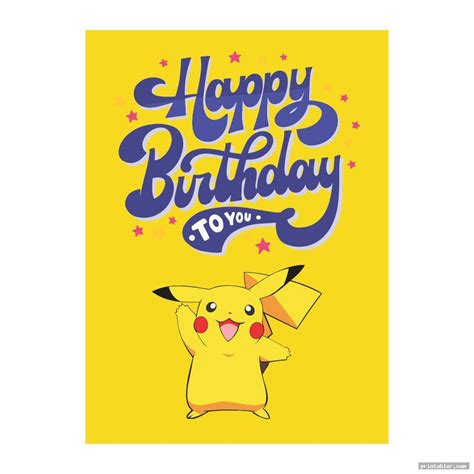 pokemon birthday card free printable printable word searches - pokemon ...