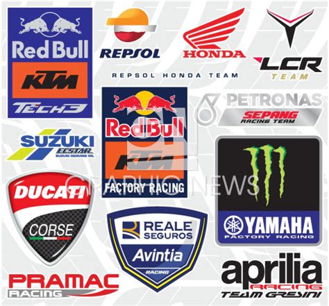 MOTOGP: Team logos 2020 infographic