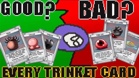 All Binding of Isaac Four Souls Trinkets Tier List(2023) - YouTube