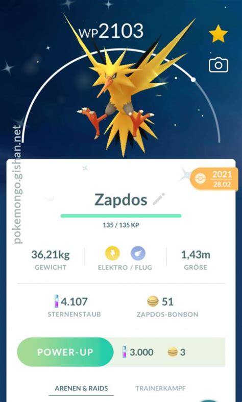 Shiny Zapdos - Pokemon Go