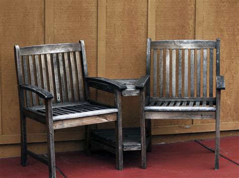 Wooden Patio Chairs Free Stock Photo - Public Domain Pictures