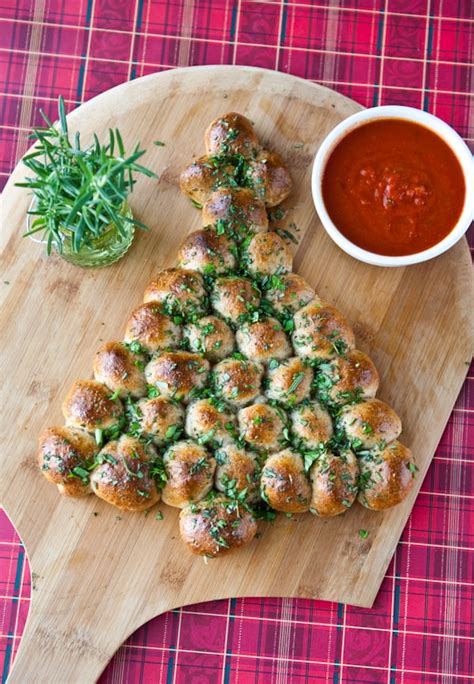 Eclectic Recipes Cheese Stuffed Christmas Tree Pull-Apart Bread with ...